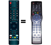 Mandos.tv ALEX-Q2 para QAM mando a distancia programado