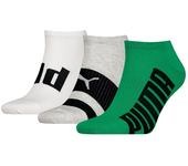 Puma Calcetines Big Logo Sneaker 3 Unidades