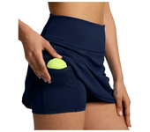 Women's sports skirt Pockets Women'S Double Layered Pleats