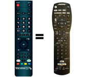 Mandos.tv 321GSX-SERIESII para BOSE mando a distancia programado