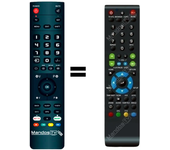 Mandos.tv I-CUBE3250 para WOXTER mando a distancia programado