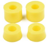 4Pcs Replacement Skateboard Shock-absorbing Pad Double Tilting Four Wheel Skateboard Bracket PU Pad Shock-absorbing Bowl Pad