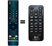 Mandos.tv CM-2760 para LG mando a distancia programado
