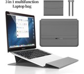 Funda para Tablet y Portatil de 14 y 15 pulgadas - Funda Maletín multifunción con interior Suave  Material Cuero PU  4 Colores  37x28cm