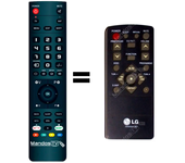 Mandos.tv XC12 para LG mando a distancia programado