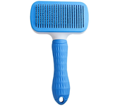 DS DALARES Cepillo Perros y Gatos (AZUL), Cepillo Autolimpiable Profesional para Mascotas - Aseo Eficiente y Confortable, Dejando el Pelaje Suave y Brillante, Aseo Perfecto y Cómodo que Encantará a sus Peludos Compañeros