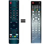 Mando a distancia programado para TV modelo LED32X32 de UNITED