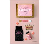 MARRONYNEGRO - Pack Regalo Calcetines Juntas Brillamos Más - Incluye boli y pulsera - Regalo especial para Amigas, Hermanas, Mamá, Hija y Abuela - 80% algodón - Mujer - Talla de calcetín (35-40).