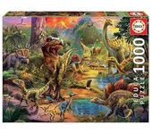 Educa Puzzle Tierra de Dinosaurios 1000 Piezas 17655