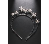Stonefans Fashion Green Crystal Headband Leaf Hair Accessories for Women 2023 Bridal Tiara Rhinestone Headband Wedding Jewelry
