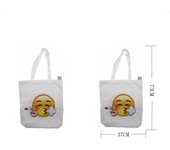 Bolso de hombro de compra con estampada de los dubujos doble cara . de tela loneta.estampada dibujos personalizada.gran capacidad