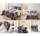 Edredón nórdico con Borreguito Ultra Suave y cálido Set de Cama con Funda de Almohada (180x240CM +1 Funda)(220x240CM +2 Funda)(240x260CM +2 Funda)