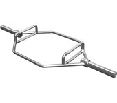 Ozio Fitness Barra Pesas Olímpica Hexagonal 1,42 M 50 Mm Musculación Fitness | Agarre Texturizado