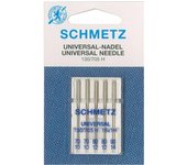 Agujas Schmetz Universal Surtidas de Alta Calidad para Máquina de Coser - Pack de 5 Unidades (2x70, 2x80, 1x90)
