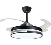 BEL AIR HOME - Ventilador de Techo ROBIN con Luz LED Personalizable y Motor DC Eficiente