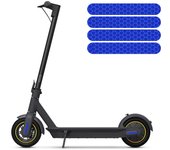 1 Set Electric Scooter Anti-Cursor Reflective Sticker For Ninebot Max G30 / ES Series Strong Reflective Waterproof Bright Color
