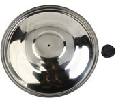 32/34/35/38/40cm Stainless Steel Pot Cover Wok Pan Pot Lids For Flat Pans Frying Pans Household Home Cookware Parts
