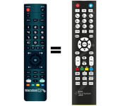 Mandos.tv SMART24 SLIM12V para TELESYSTEM mando a distancia programado