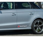 Pixel Kit Adhesivo Compatible con Audi Sport 2  Piezas Coche Pegatinas Sticker Vehiculo Pegatina