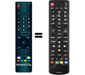 Mandos.tv 22MA33D-PZ para LG mando a distancia programado