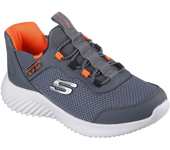 Skechers Zapatillas Bounder Brisk Burst Gris Niño