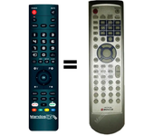 Mandos.tv VDR1500 para WOXTER mando a distancia programado