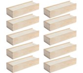 10 juegos de domino clásico de 28 piezas fabricado en madera ideal para eventos