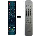 Mandos.tv RC57 para CARAT mando a distancia programado
