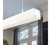 Lámpara Techo Lineal POTSDAM 2M, 72W, Regleta + Colgante o en Superficie, Altura Regulable, Dimmable TRIAC, Luz Seleccionable 2700K a 6000K