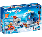 Playmobil Barracones De Exploradores Polares Azul