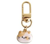 Headset Cat Keychain Small Metal Couple U Disk Keychain Mini Cat Keychain
