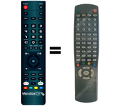 Mandos.tv 15LCDTEC-DVBT para TECHVISION mando a distancia programado