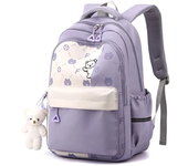 Mochila Escolar impermeable para adolescentes, Bolso de hombro de viaje para estudiantes