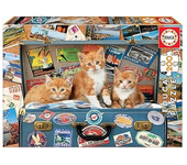 Educa Puzzle Infantil Gatitos Viajeros 200 Piezas 18065