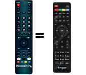 Mandos.tv RS8100HD (V. 2) para ENGEL mando a distancia programado