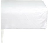 NEW & Almeritex 2000 Funda de colchón Blanco para cama, Con Cremallera en L - cama de 90-105-135-150