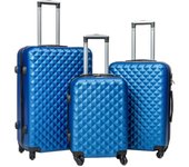 viaje rígida 4 ruedas de abs, trolley, dura y ligera, cerradura de combinación numérica, estudiantes