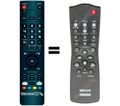 Mandos.tv FW396C para PHILIPS mando a distancia programado