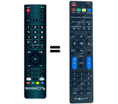 Mandos.tv NVR-TV8050S-UHDTS para NEVIR mando a distancia programado