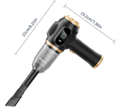Aspiradora de mano inalámbrica - mini aspiradora de coche recargable, adecuada para coches, casas, oficinas, pequeños electrodomésticos y otras aspiradoras de alta potencia.
