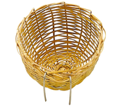 ferplast nido de mimbre para pajaros 11x6cm