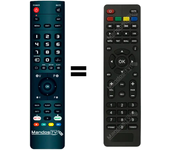 Mandos.tv TDT-7403 para DIGIVOLT mando a distancia programado