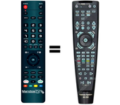 Mandos.tv AVR2550 para HARMAN-KARDON mando a distancia programado