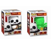 Funko  PAck 2 funko normal y chase edition Po Kung-Fu Panda Kung Fu 1567 Funko Pop Vinyl Speciality Series