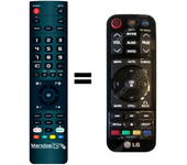 Mandos.tv HW300-G para LG mando a distancia programado