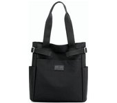 Bolso de mano de nailon para mujer, bandolera de gran capacidad, color morado, simple, para estudiantes, novedad