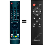 Mandos.tv K2 para MAJORITY mando a distancia programado