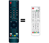 Mando a distancia programado para PROJECT  modelo PW800 de LG