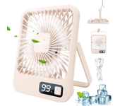 Mini Ventilador Silencioso Para Oficina, Hogar, USB, 3000mAh, 5 Velocidades
