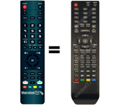 Mandos.tv BRV2205 para BRAVUS mando a distancia programado